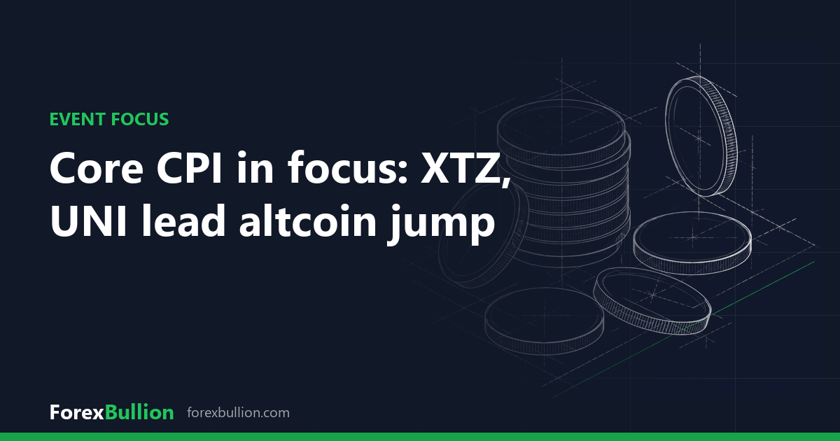 Core CPI in focus: XTZ, UNI lead altcoin jump