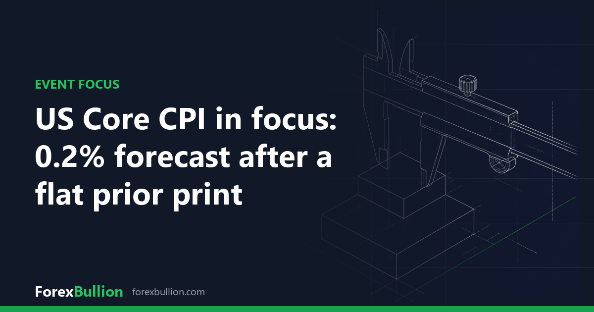 US Core CPI in focus: 0.2% forecast after a flat prior print