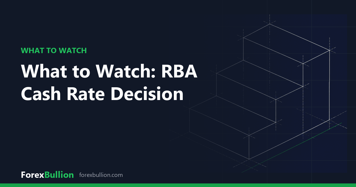 What to Watch: RBA Cash Rate Decision