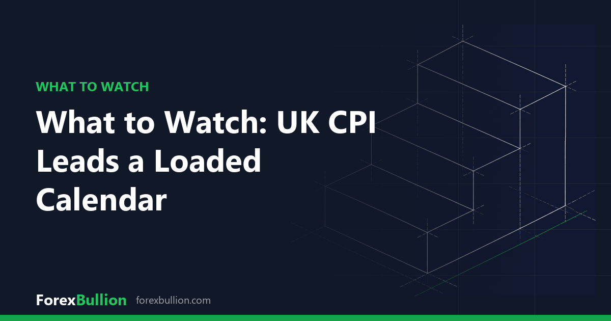 What to Watch: UK CPI Leads a Loaded Calendar